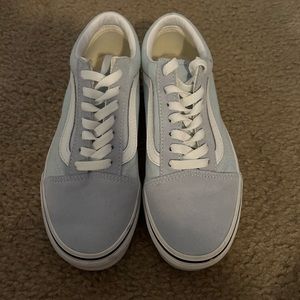 Vans Old Skool Size: 7 Color: Baby blue